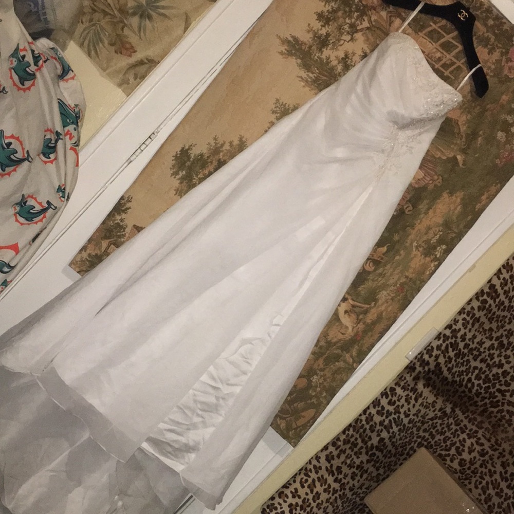 David bridal wedding 14 simple wedding dress